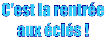 Lire la suite à propos de l’article C’est la rentrée aux éclés !